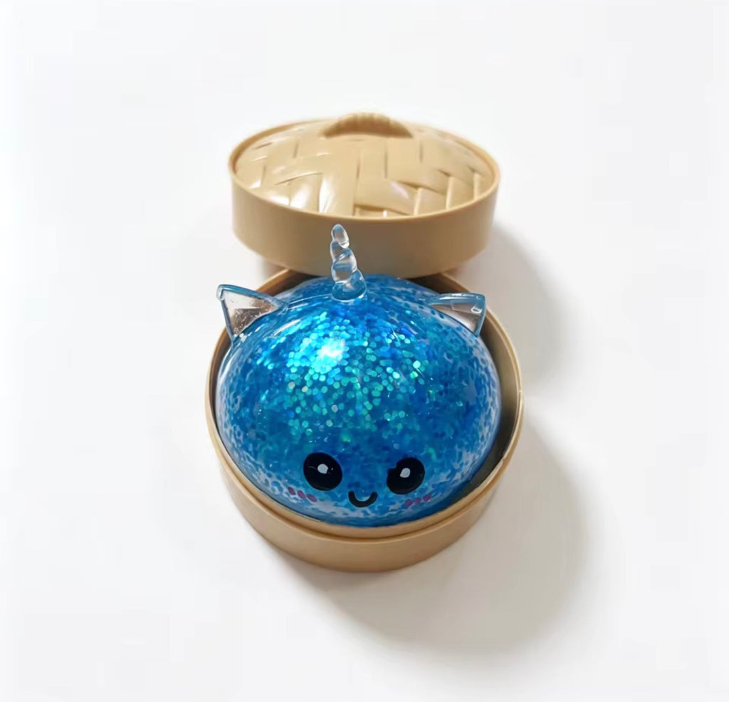 Blaues Einhorn Squishy